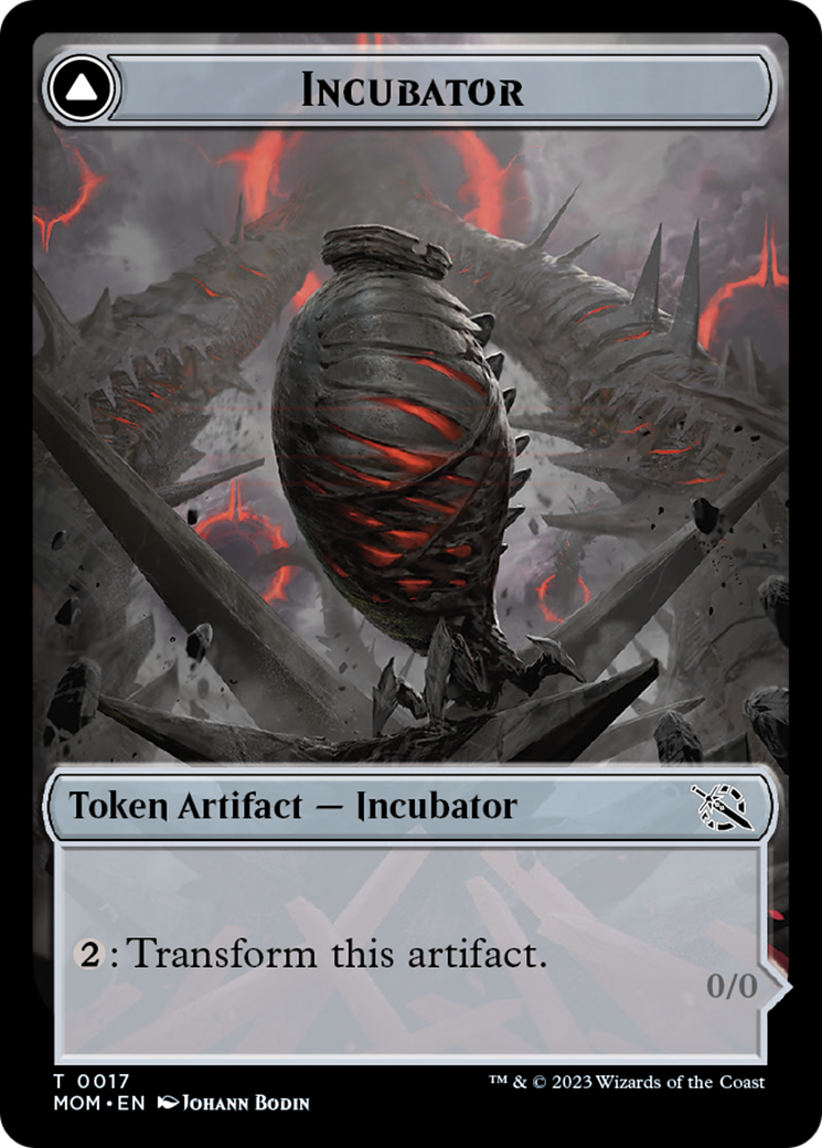 Incubator // Phyrexian (17) Double-Sided Token [March of the Machine Tokens] | Deep Dive Games St. Marys