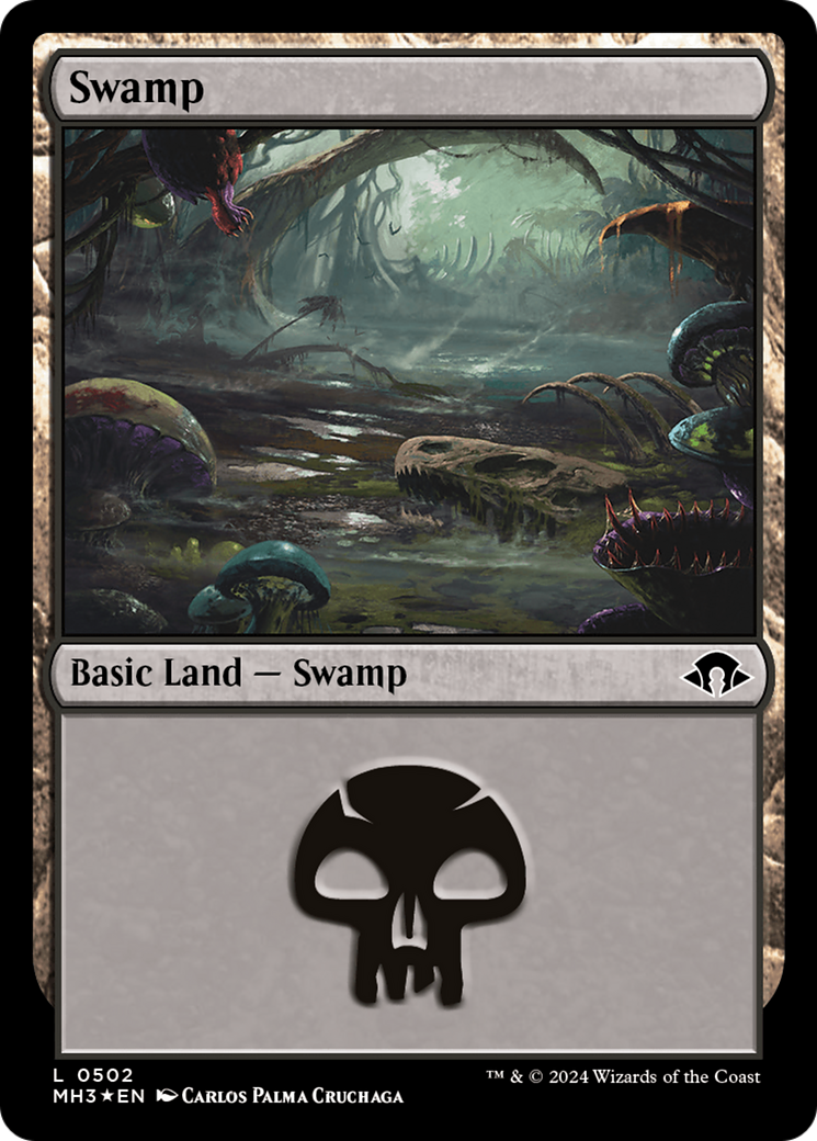 Swamp (0502) (Ripple Foil) [Modern Horizons 3] | Deep Dive Games St. Marys