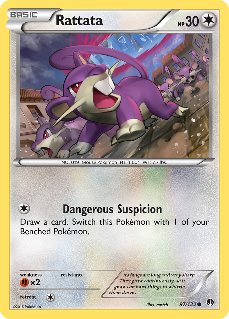 Rattata (87/122) [XY: BREAKpoint] | Deep Dive Games St. Marys