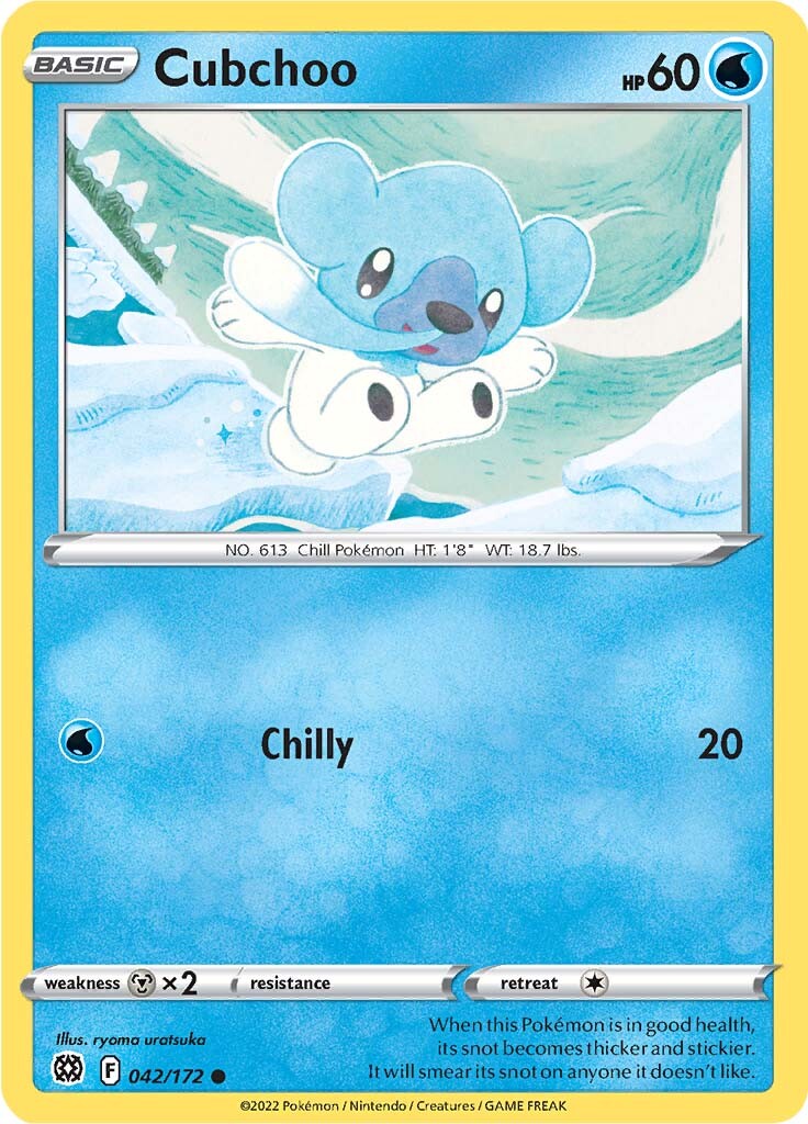 Cubchoo (042/172) [Sword & Shield: Brilliant Stars] | Deep Dive Games St. Marys