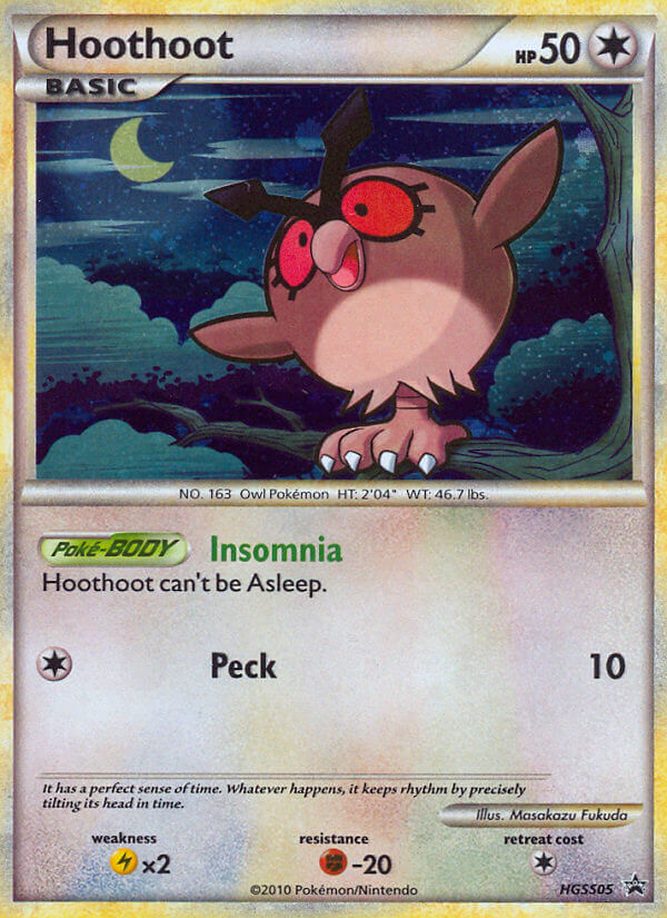 Hoothoot (HGSS05) [HeartGold & SoulSilver: Black Star Promos] | Deep Dive Games St. Marys