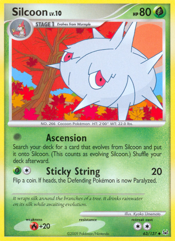 Silcoon (63/127) [Platinum: Base Set] | Deep Dive Games St. Marys