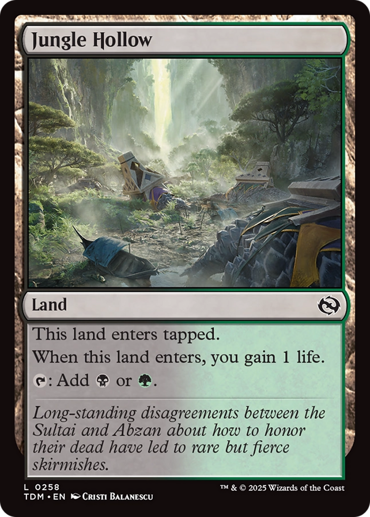 Jungle Hollow [Tarkir: Dragonstorm] | Deep Dive Games St. Marys