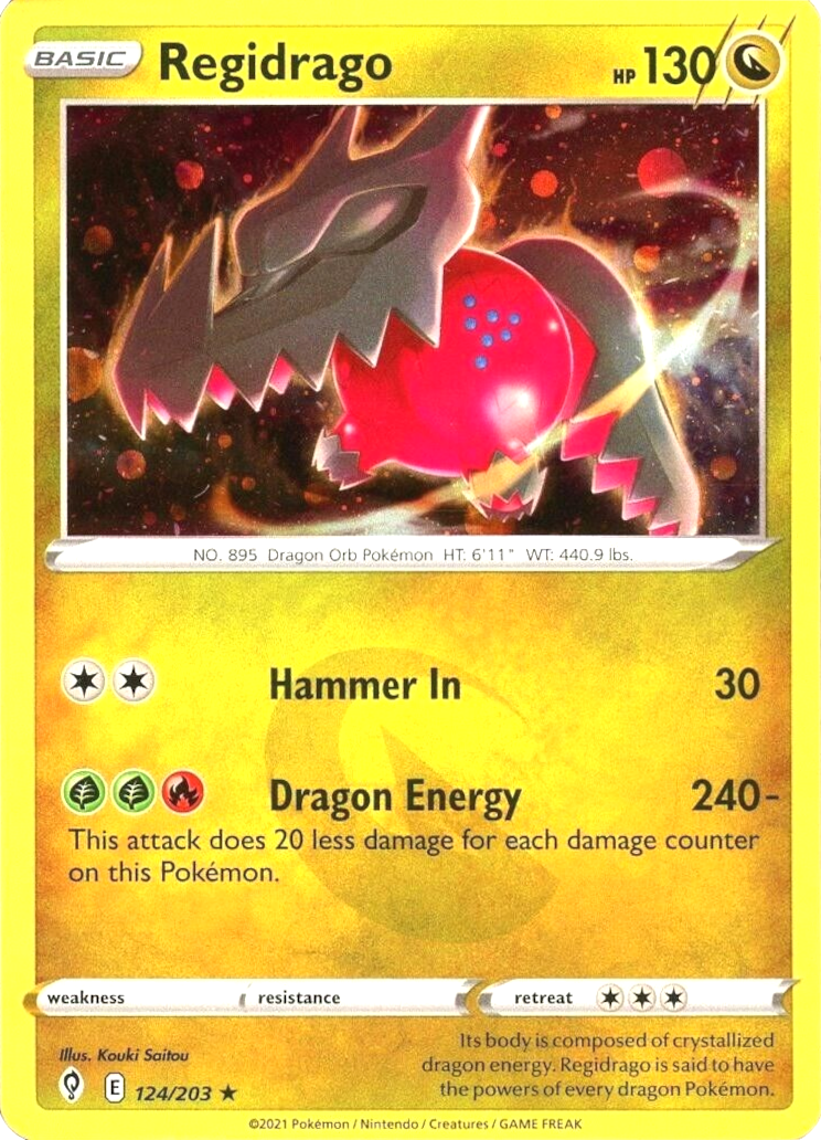 Regidrago (124/203) (Cosmos Holo) [Sword & Shield: Evolving Skies] | Deep Dive Games St. Marys