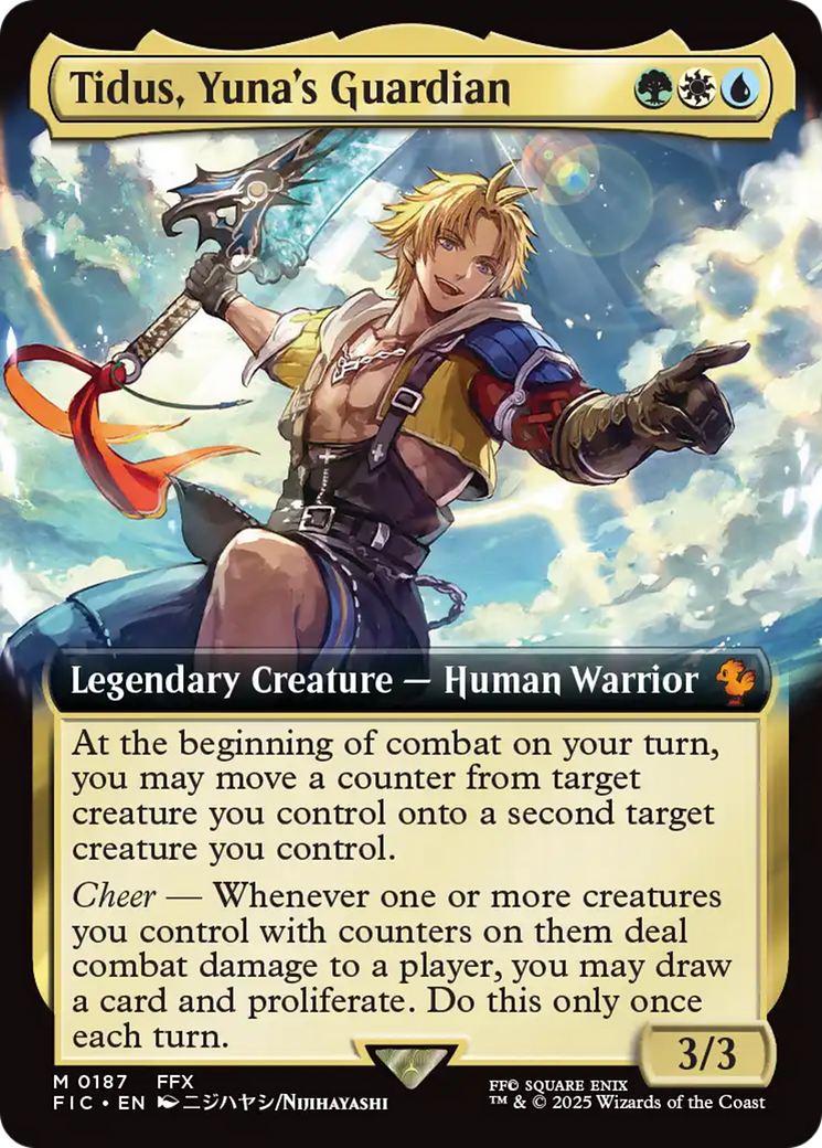 Tidus, Yuna's Guardian (Extended Art) [FINAL FANTASY Commander] | Deep Dive Games St. Marys