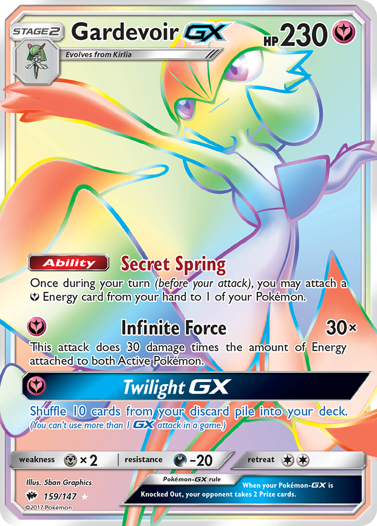 Gardevoir GX (159/147) [Sun & Moon: Burning Shadows] | Deep Dive Games St. Marys