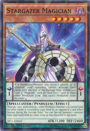 Stargazer Magician [SP15-EN010] Shatterfoil Rare | Deep Dive Games St. Marys