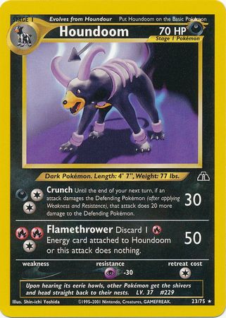 Houndoom (23/75) [Neo Discovery Unlimited] | Deep Dive Games St. Marys