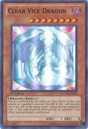 Clear Vice Dragon [LCGX-EN209] Super Rare | Deep Dive Games St. Marys