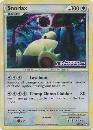 Snorlax (33/95) (Prerelease Promo) [Nintendo: Black Star Promos] | Deep Dive Games St. Marys