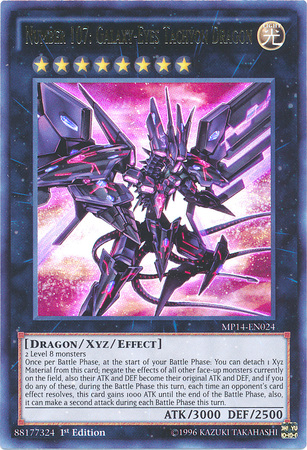 Number 107: Galaxy-Eyes Tachyon Dragon [MP14-EN024] Ultra Rare | Deep Dive Games St. Marys