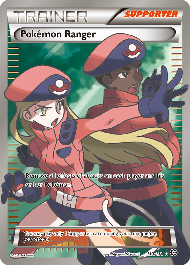 Pokemon Ranger (113/114) [XY: Steam Siege] | Deep Dive Games St. Marys