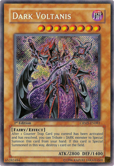 Dark Voltanis [CRMS-EN081] Secret Rare | Deep Dive Games St. Marys