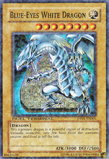 Blue-Eyes White Dragon [DT01-EN001] Super Rare | Deep Dive Games St. Marys