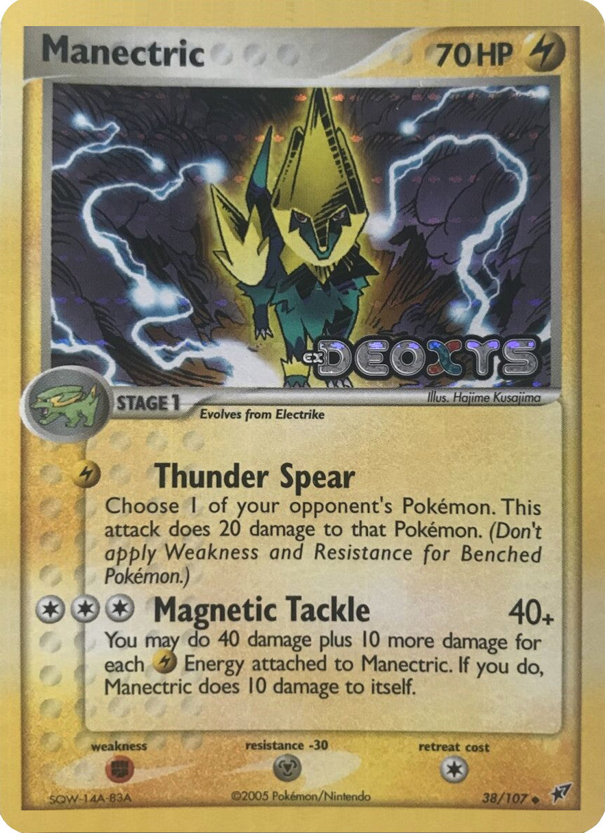 Manectric (38/107) (Stamped) [EX: Deoxys] | Deep Dive Games St. Marys