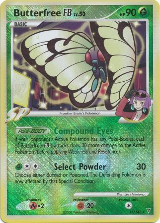 Butterfree FB LV.50 (17/147) (League Promo) [Platinum: Supreme Victors] | Deep Dive Games St. Marys