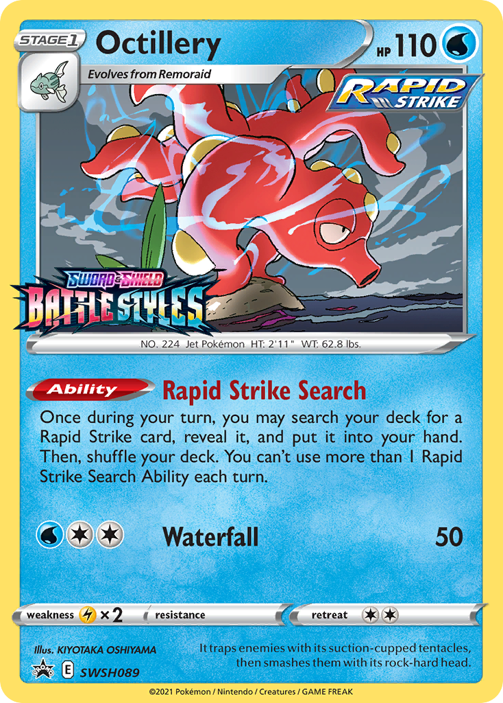 Octillery (SWSH089) (Prerelease Promo) [Sword & Shield: Black Star Promos] | Deep Dive Games St. Marys