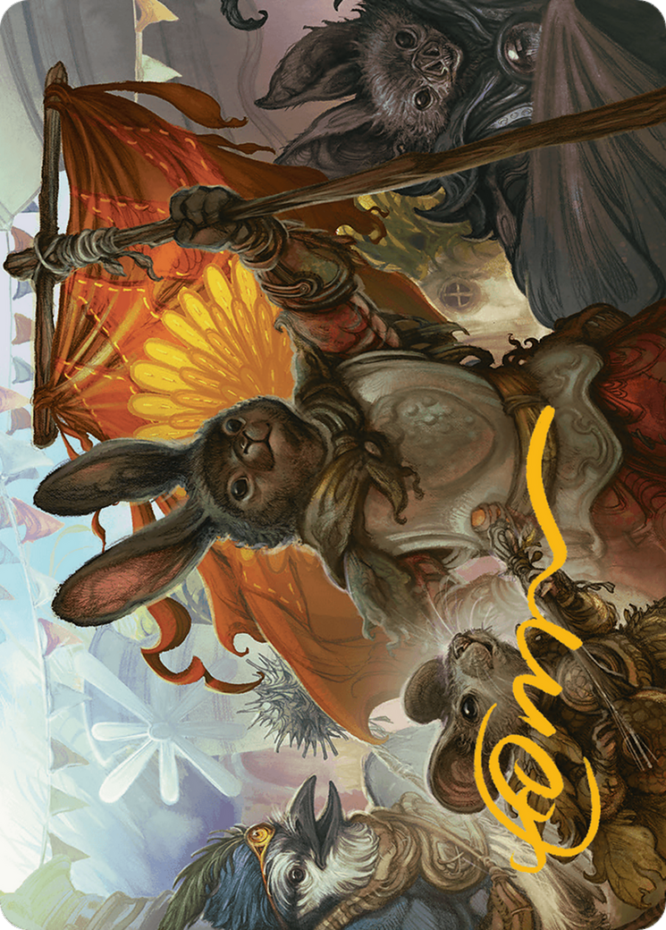 Valley Questcaller 2 Art Card (Gold-Stamped Signature) [Bloomburrow Art Series] | Deep Dive Games St. Marys
