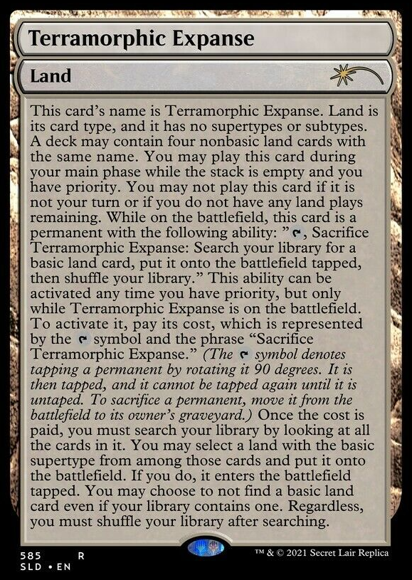 Terramorphic Expanse (Full Text) [Secret Lair Drop Promos] | Deep Dive Games St. Marys