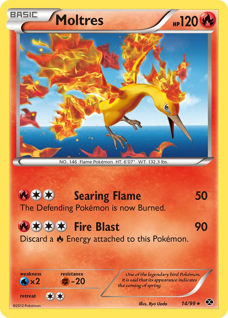 Moltres (14/99) (Blister Exclusive) [Black & White: Next Destinies] | Deep Dive Games St. Marys