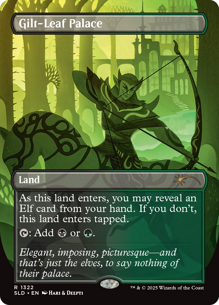 Gilt-Leaf Palace (Rainbow Foil) [Secret Lair Drop Series] | Deep Dive Games St. Marys