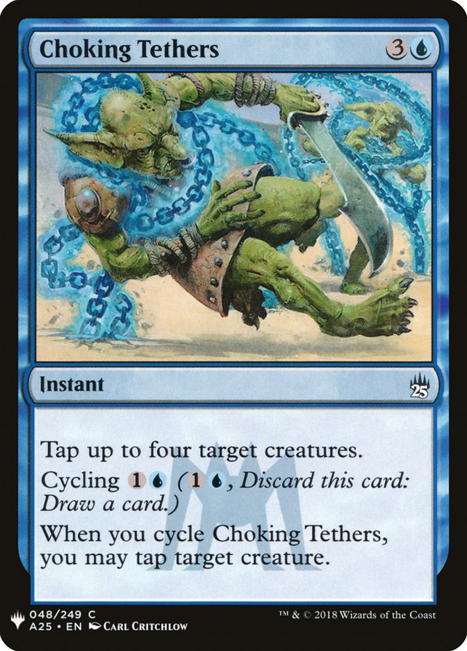 Choking Tethers [Mystery Booster] | Deep Dive Games St. Marys