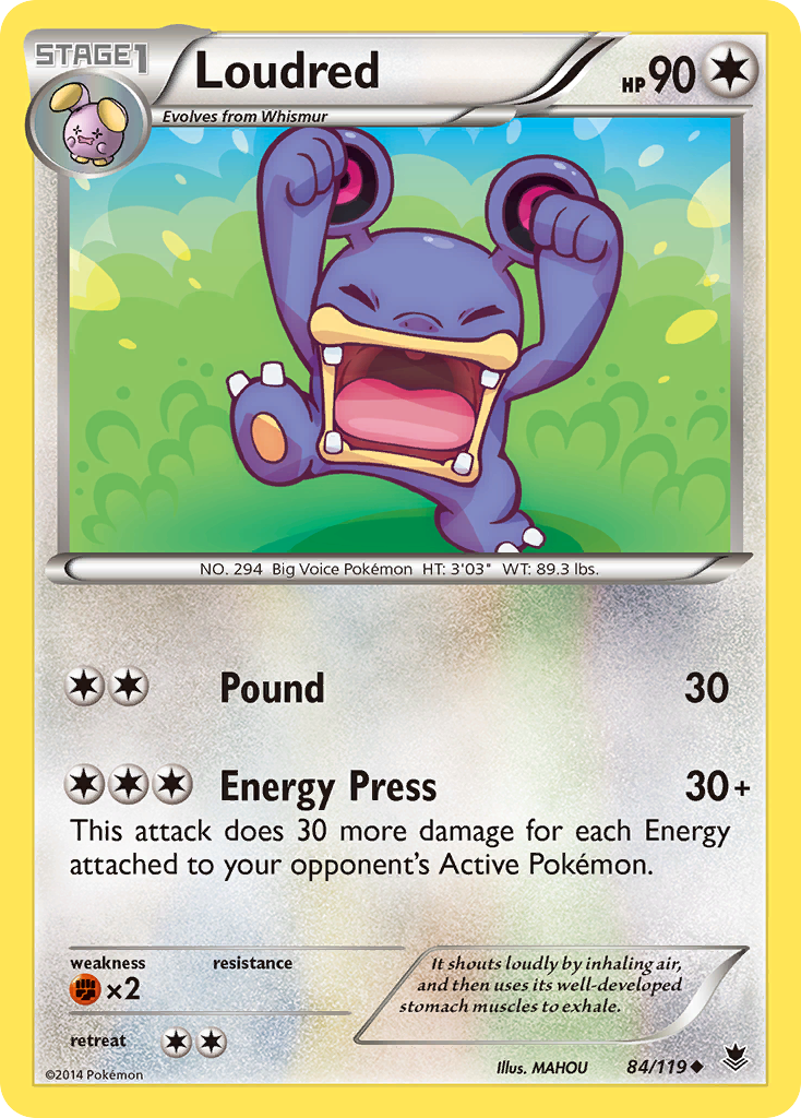 Loudred (84/119) [XY: Phantom Forces] | Deep Dive Games St. Marys