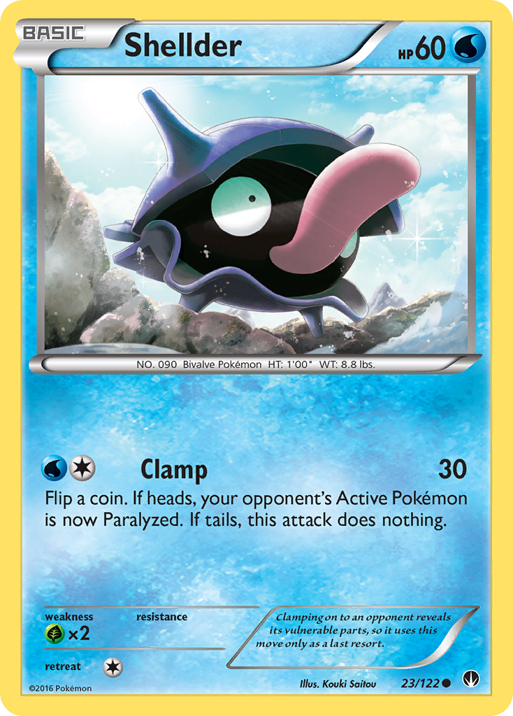 Shellder (23/122) [XY: BREAKpoint] | Deep Dive Games St. Marys