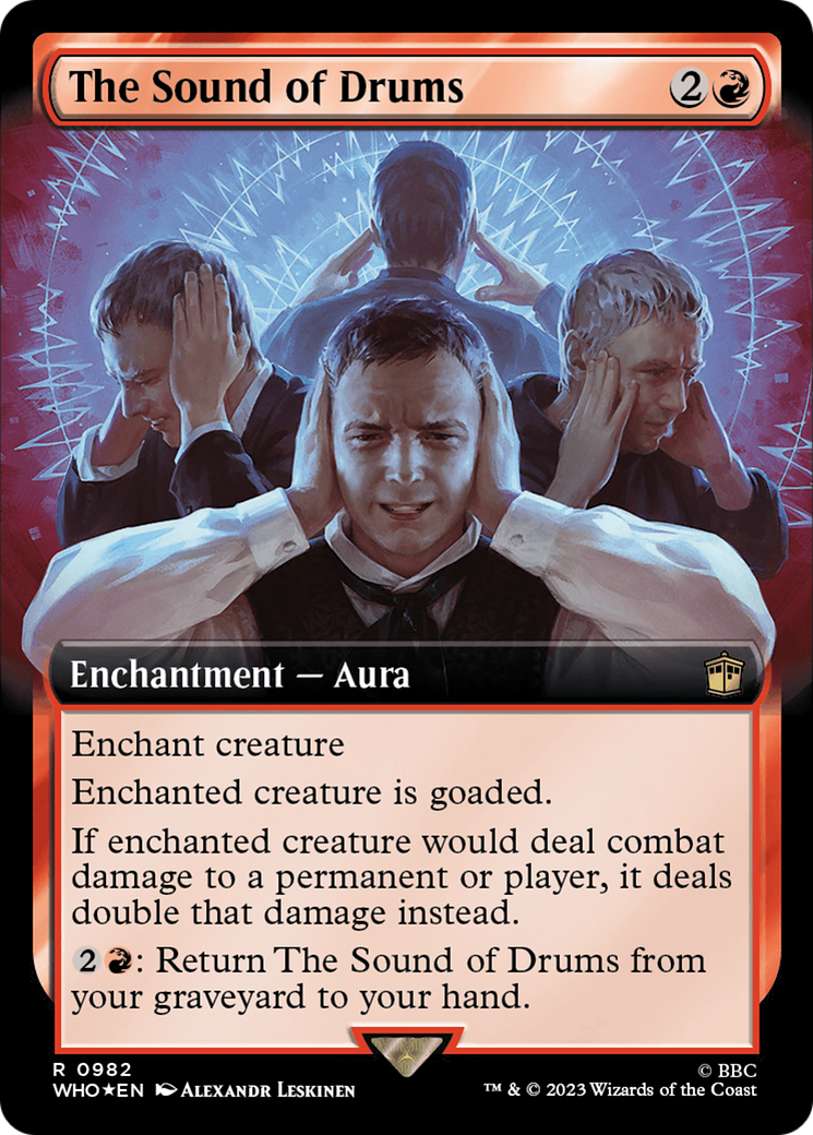 The Sound of Drums (Extended Art) (Surge Foil) [Doctor Who] | Deep Dive Games St. Marys