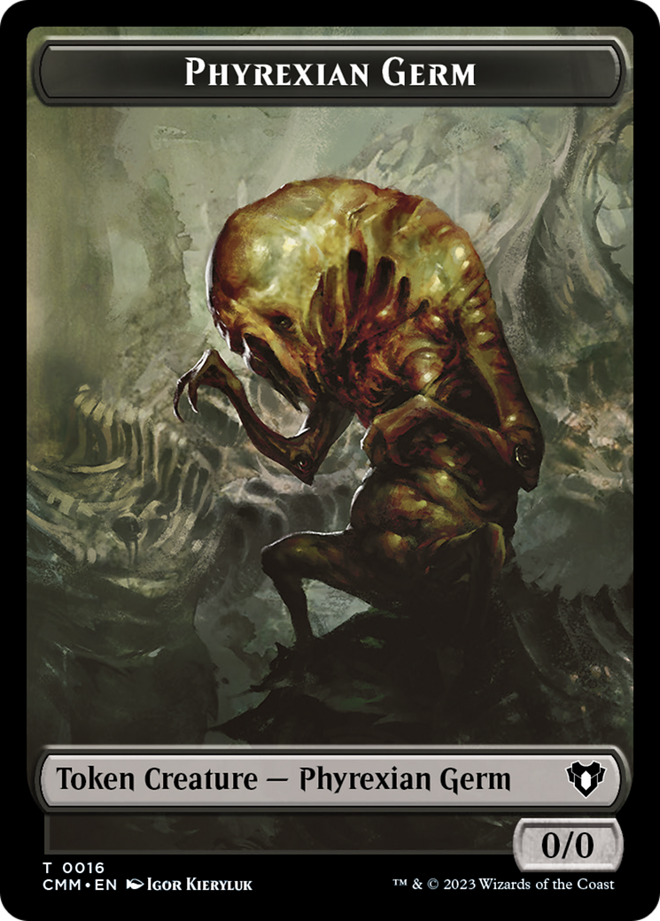 Phyrexian Germ Token [Commander Masters Tokens] | Deep Dive Games St. Marys