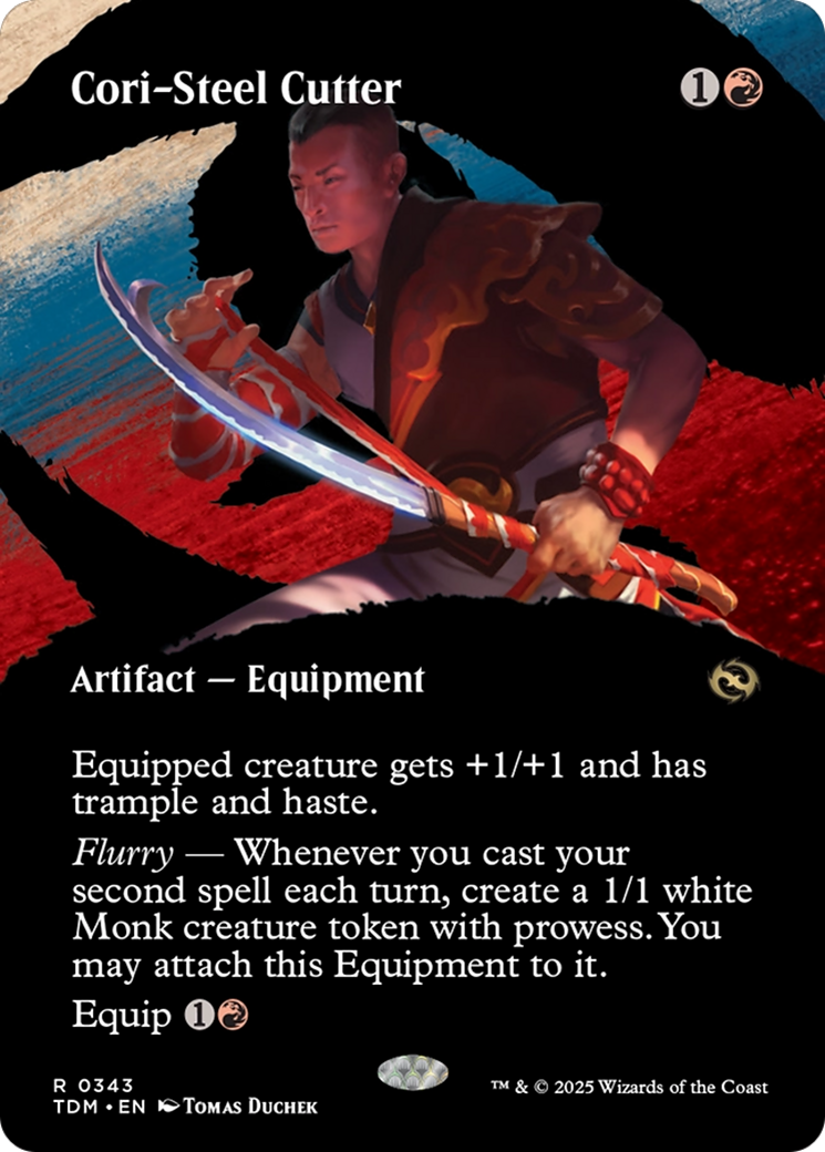 Cori-Steel Cutter (Borderless) [Tarkir: Dragonstorm] | Deep Dive Games St. Marys