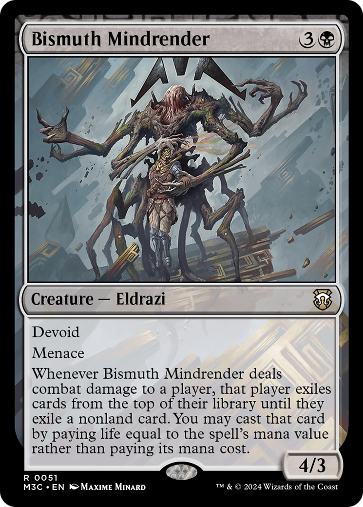 Bismuth Mindrender (Ripple Foil) [Modern Horizons 3 Commander] | Deep Dive Games St. Marys