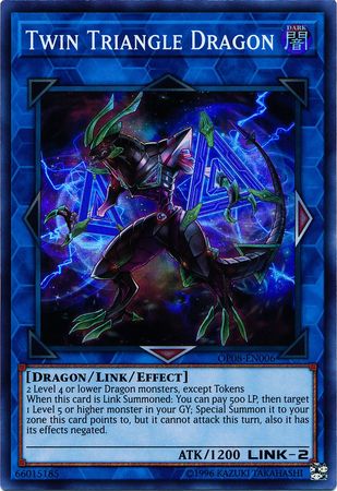 Twin Triangle Dragon [OP08-EN006] Super Rare | Deep Dive Games St. Marys