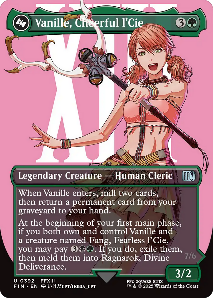 Vanille, Cheerful l'Cie // Ragnarok, Divine Deliverance (Borderless) [FINAL FANTASY] | Deep Dive Games St. Marys