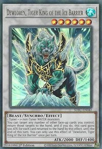 Dewloren, Tiger King of the Ice Barrier [SDFC-EN042] Ultra Rare | Deep Dive Games St. Marys