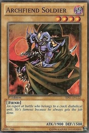 Archfiend Soldier [BP01-EN112] Starfoil Rare | Deep Dive Games St. Marys