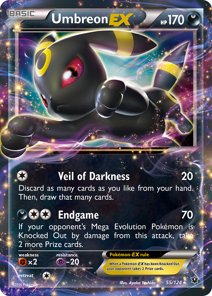 Umbreon EX (55/124) [XY: Fates Collide] | Deep Dive Games St. Marys