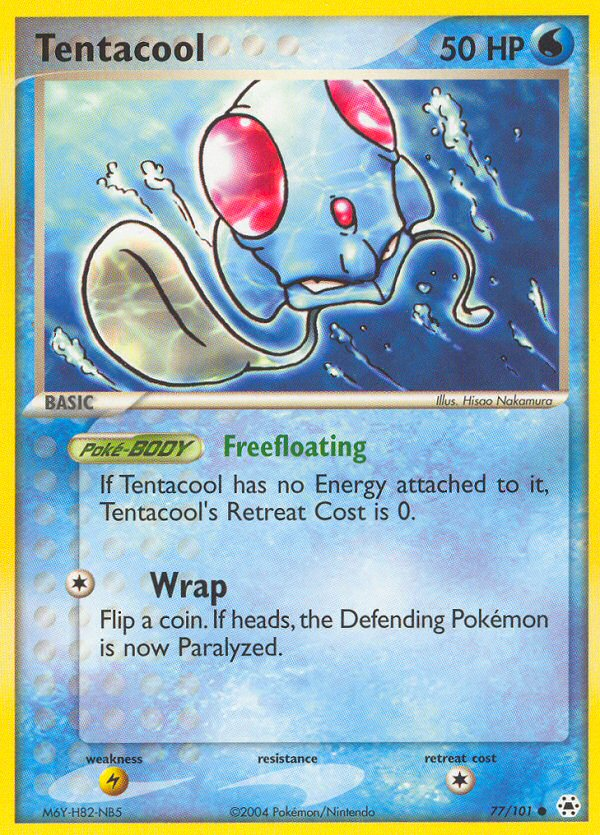 Tentacool (77/101) [EX: Hidden Legends] | Deep Dive Games St. Marys