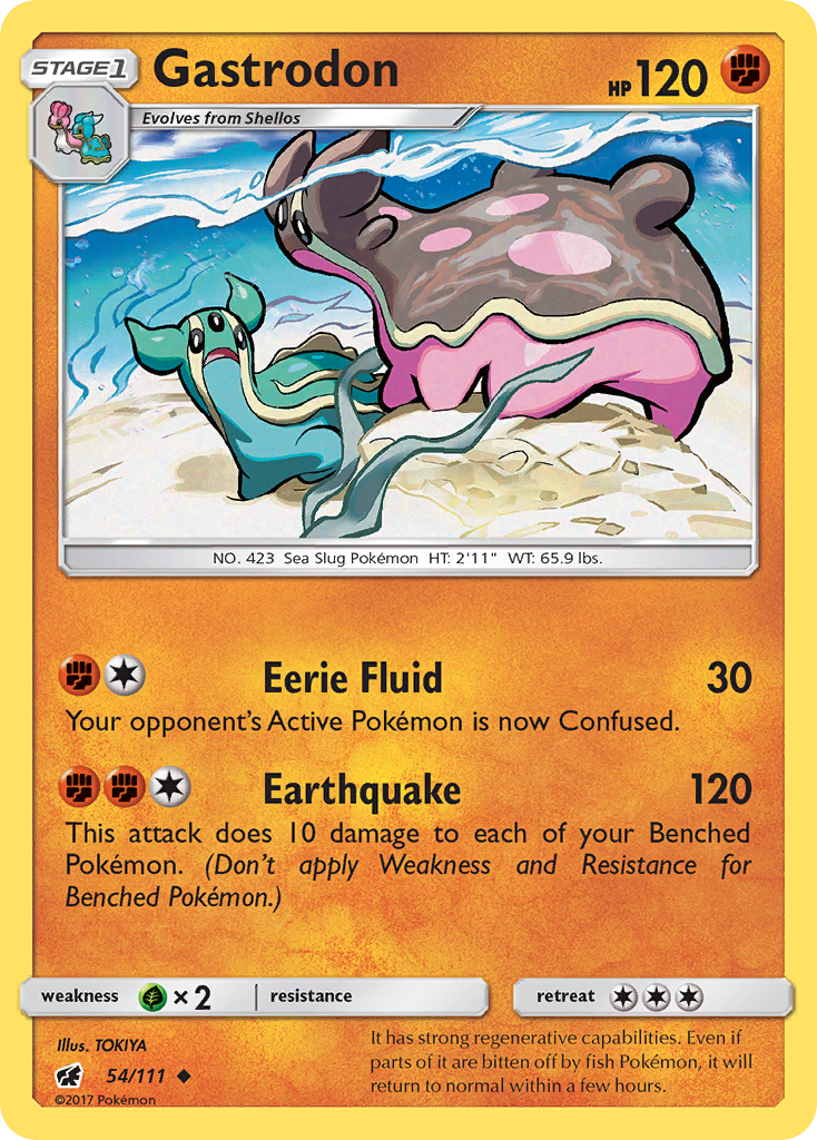 Gastrodon (54/111) [Sun & Moon: Crimson Invasion] | Deep Dive Games St. Marys