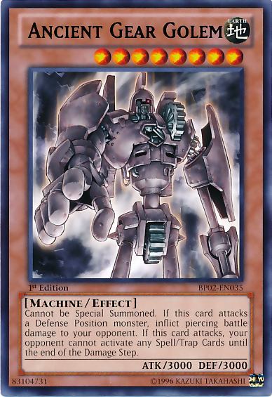 Ancient Gear Golem [BP02-EN035] Mosaic Rare | Deep Dive Games St. Marys