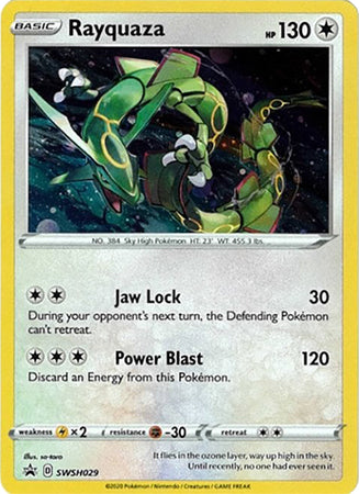 Rayquaza (SWSH029) [Sword & Shield: Black Star Promos] | Deep Dive Games St. Marys