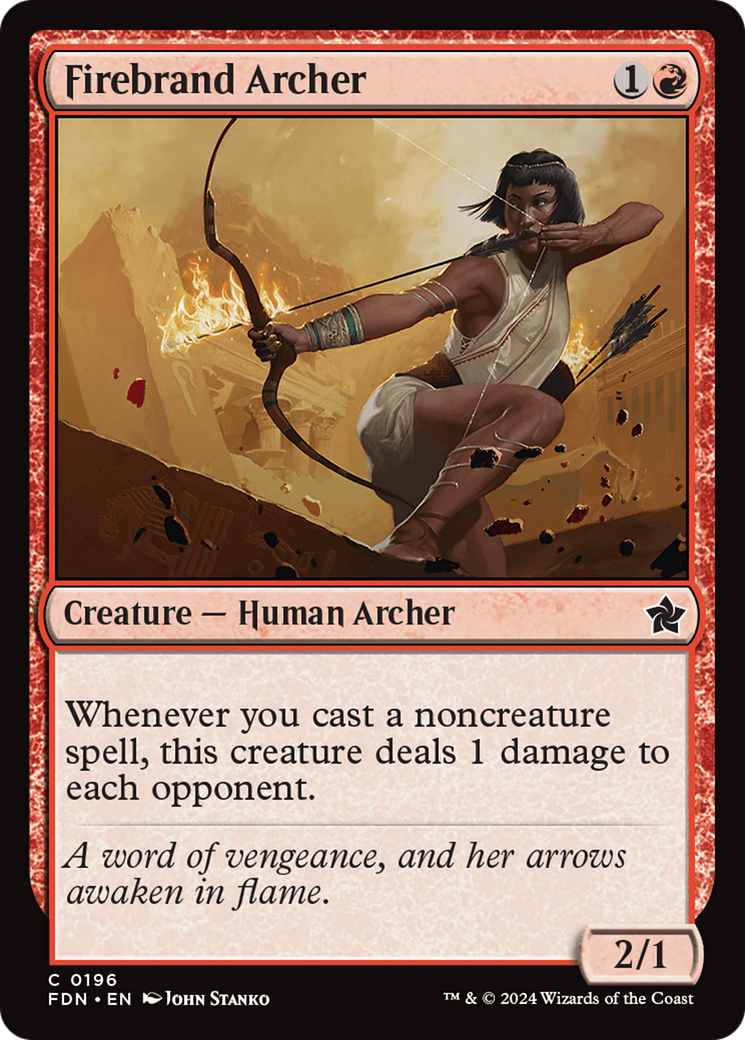 Firebrand Archer [Foundations] | Deep Dive Games St. Marys