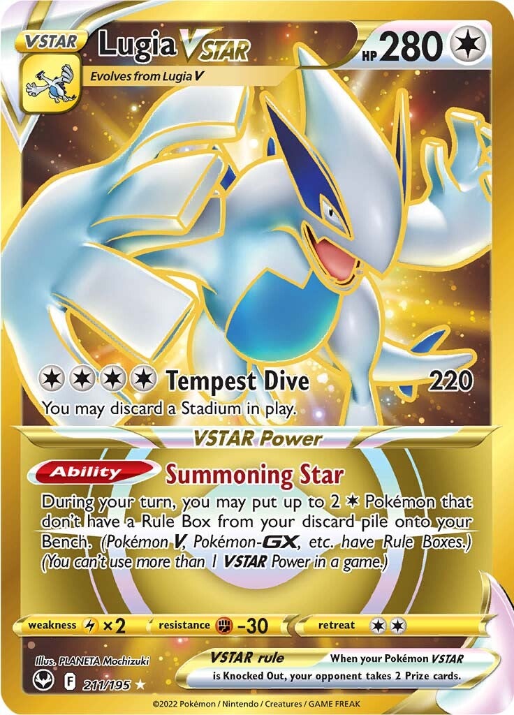 Lugia VSTAR (211/195) [Sword & Shield: Silver Tempest] | Deep Dive Games St. Marys