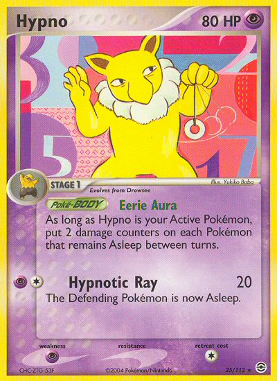 Hypno (25/112) [EX: FireRed & LeafGreen] | Deep Dive Games St. Marys