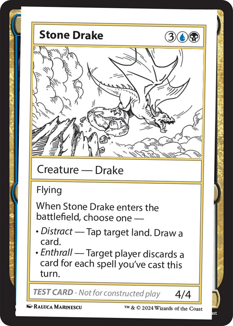 Stone Drake [Mystery Booster 2 Playtest Cards] | Deep Dive Games St. Marys