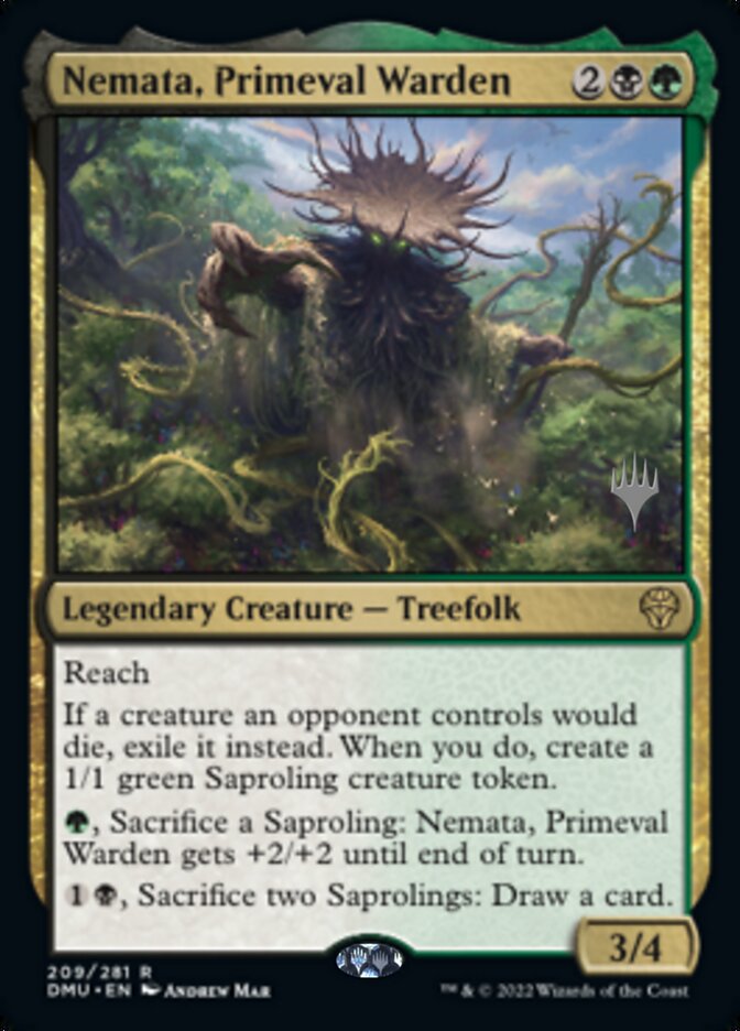 Nemata, Primeval Warden (Promo Pack) [Dominaria United Promos] | Deep Dive Games St. Marys