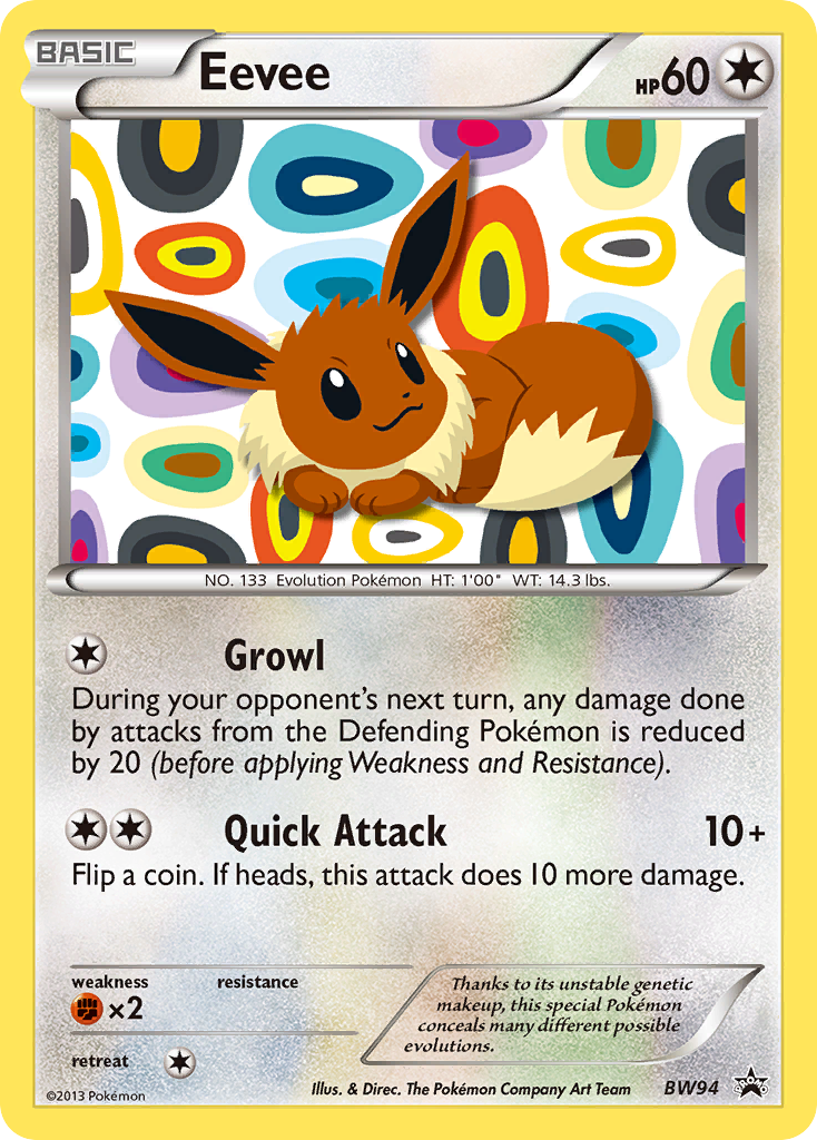 Eevee (BW94) [Black & White: Black Star Promos] | Deep Dive Games St. Marys