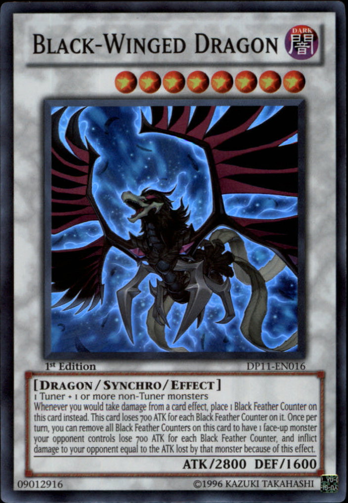 Black-Winged Dragon [DP11-EN016] Super Rare | Deep Dive Games St. Marys