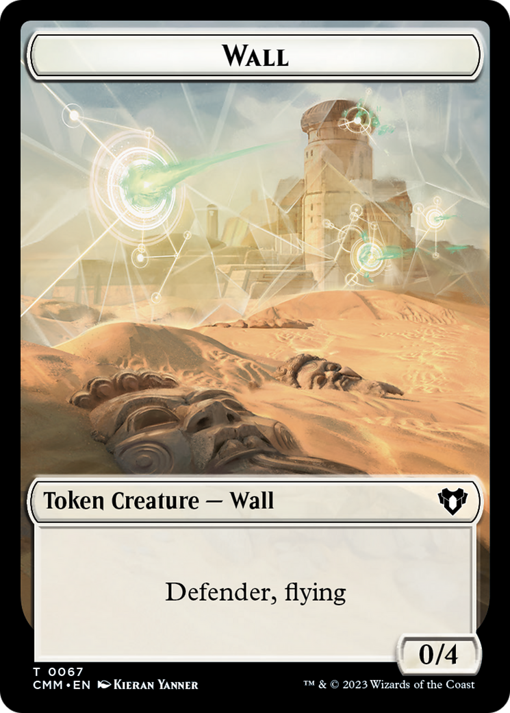 Wall // Kor Ally Double-Sided Token [Commander Masters Tokens] | Deep Dive Games St. Marys