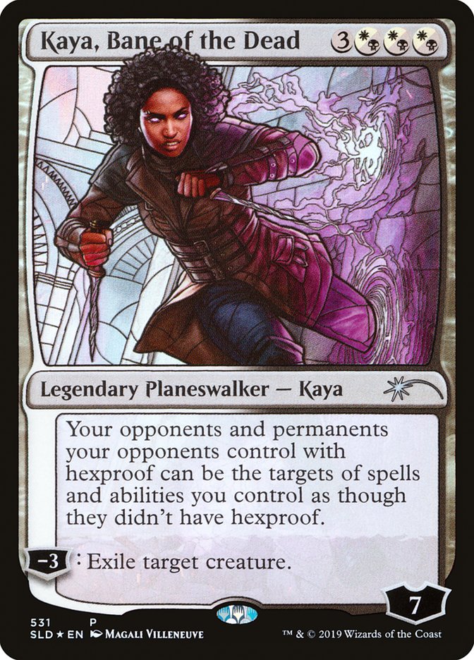 Kaya, Bane of the Dead (Stained Glass) [Secret Lair Drop Promos] | Deep Dive Games St. Marys